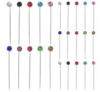 Zerodeko 30 pièces Épingles Hijab Musulman Fer avec Bouchons de Sécurité Broches Légères pour Foulards Femme Maintien Sécurisé pour Usage Quotidien et Occasions Spéciales