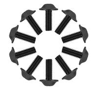 Zerodeko 30 Pièces Hexagonal Motorcycle Windshield Bolts Motorcycle Fairing Fasteners Kit for Windscreen Modification and License Plate Screws