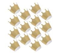 Zerodeko 36 Caissettes à 36 Pièces en Papier Irisé Doré de Couronne ou Élégant et Stylé pour Présentation Cuisine Fêtes