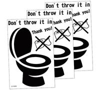 Zerodeko 3pièces Autocollants Décoratifs Pour Couvercle De Toilette Stickers Amovibles Et Murailles Pour Salle De Bain