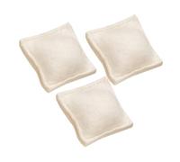 Zerodeko 3pièces Boules de Séchage Laine Réutilisables Balles Carrées pour Séche Linge Attrape-poils Animaux pour Linge