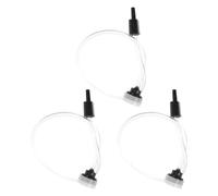 Zerodeko 3pièces Kit Tuyaux Aspiration pour Appareil Mise sous Vide Accessoire Polyvalent pour Scellage Alimentaire et Bocaux Prolongateur de Fraîcheur et Conservation Hermétique