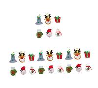 Zerodeko 4 Ensembles Décoration d'arbre De Noël Ornements Suspendus Décorations De Fées De Feston Ornement De Noël Décor De Noël Centres De Table De Noël Ornement 6 pièces * 4
