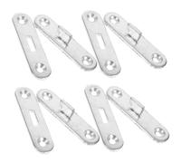 Zerodeko 4 Paires Charnière De Lit Barrière De Lit Bébé Pardien De Lit pour Lit Simple Rampes De Lit Rails Supports De Rail De Lit Montés en Surface Supports De Tête Le Fer