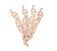 Zerodeko 4 pièces Appliques Sculptées Décorations Murales Vintage Massif pour Miroirs Armoires Portes et Mobilier pour Projets DIY et Ambiance