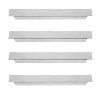 Zerodeko 4 Pièces Barre de Support de Plateau Fente Standard Horizontale | Fixation Rapide, Alimentaire, Répartition Uniforme du Poids, pour Présentoirs Ouverts et Tables Froides