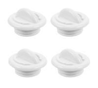 Zerodeko 4 Pièces Bouchons de Vidange à Vis Étanches Plastique pour Bac Récupération Eau Clim Bouchons de Drain Compatibles Réfrigérateur Congélateur de Remplacement