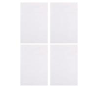 Zerodeko 4 Pièces Carnet de Brouillon Blanc B5, Papier Lisse | Écriture Recto Verso sans Bavure, Format Portable, Usage École, Listes et Recettes