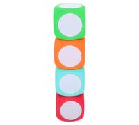 Zerodeko 4 Pièces Dés en Mousse Effaçables à Sec 6cm Eva pour Classe