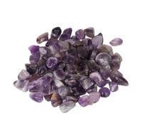 Zerodeko 4 Pièces Gravier D’améthyste pour Aquarium, Cristaux pour Poissons | Pierre Violette Légèrement Polie, sans Bords, pour Plantes, Terrariums et Bassins
