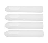 Zerodeko 4 Pièces Housse de Protection en Silicone pour Manche de Brosse à Dents Électrique, Couverture Complète Blanche, Protection Hygiénique Voyage