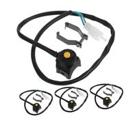 Zerodeko 4 Pièces Kit Allumage pour Mini Bobine Haute Tension avec Interrupteur Marche Arrêt et Bouton Kill Switch Compatible Scooters Dirt Bikes et Atv Système Complet pour Performance