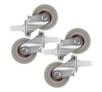Zerodeko 4 pièces Roues de Remplacement pour Seau à Mops Lot de Accessoires Galvanisé Caster Heavy Duty pour la Performance de Nettoyage