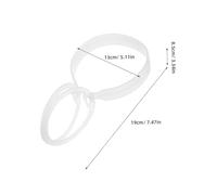 Zerodeko 4 pièces Support Pliable pour Protection Auditive Cadre de Montage Démontable et Portable Stand Polyvalent pour Cache Oreilles Extérieur de Plastique