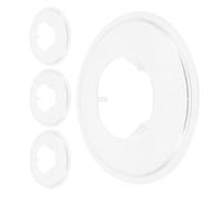 Zerodeko 4 Protections de Roue pour Vélo de Route VTT Plaque Plastique 13 CM Résistante aux Chocs Protège-Chaîne et Pignon Arrière pour Protection Disque de Frein