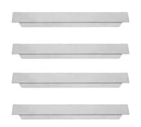 Zerodeko 4 Supports de Plateau, séparateurs pour bacs Alimentaires, | Support de bac de 1/6 po de large pour organiser l'insert de table chauffante, barre transversale de support pour vitrine