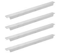 Zerodeko 4 Supports de Plateau, séparateurs pour bacs Alimentaires, | Support de bac de 6,35 mm de large pour table chauffante, barre transversale de support pour vitrine réfrigérée, facile à