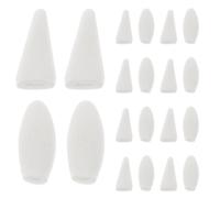 Zerodeko 40 Pièces Embout Éponge de Rechange pour Effacement du Croquis, | Outil de Dessin en Mousse, Usage Intérieur et Extérieur, Prise Confortable, Portable