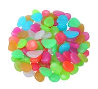 Zerodeko 400 Pièces Galets Lumineux pour Aquarium et Jardin, Décoration | Absorbent la Lumière Puis Brillent L’obscurité, Usage Bassin ou Rocaille, Lot Décoratif Discret Couleur Aléatoire