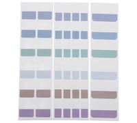 Zerodeko 420 Pièces D'onglets Adhésifs en Pvc Auto-collants Colorés, Inscriptibles pour Classer et Retrouver Informations, pour Notes de Lecture et Fichiers