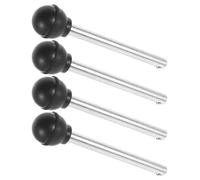 Zerodeko 4pcs Goupille de Chargement de Poids en Fer Noire, Broches Universelles Polyvalentes pour Équipement Fitness et Chaise, Support Confortable pour Bureau et Loisirs