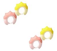 Zerodeko 4pièces Bonnet De Bain Pour Garçon Fille Auditive Et Oculaire Casquette Étanche Doux Pour Garçon Fille Visière De Pratique Et Confortable