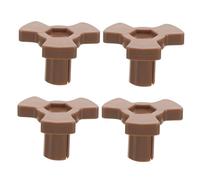 Zerodeko 4pièces Plateau Tournant Coupleur pour Micro-ondes Guide à Galet et Support Assiette de Rechange Accessoire