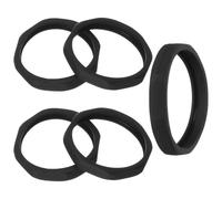 Zerodeko 5 Anneaux Antidérapants 2 Pouces en Plastique pour Microphone, Accessoires Anti-Roulement pour Usage en Studio et Concerts