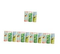 Zerodeko 5 Ensembles Tissu Facial Imprimé Forme Lingettes Tissus Automobiles Tubes Porte-mouchoirs Rond Pour Voiture Mouchoirs De Voiture Cylindre Papier De Pâte De Bois Vierge 3 Pièces * 5