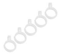Zerodeko 5 Pcs Pinces pour Broderie et Point de Croix - Clips de Fixation pour Métier à Broder - Accessoire de Couture Portable pour Rouleaux de Tissu et Patchwork - Pinces en Plastique pour Loisirs