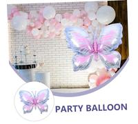 Zerodeko 5 pièces Ballons Aluminium Ballons Gonflables Film Aluminium pour Décoration Anniversaire Shower Baptême et Fête Accessoires Photo Intérieur Extérieur Glacé