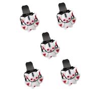Zerodeko 5 Pièces Clip D'aromathérapie Pour Voiture Remise à Niveau Décorations Agrafes De Ventilation Parfum Arôme Clips Diffuseur Assainisseur D'air De Voiture Odeur Résine