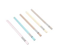 Zerodeko 5 Pièces Crayon Infini à Tige Transparente, Alliage Acrylique | Encre, Mine Remplaçable, Lignes Constantes, pour Dessin et Croquis, Usage Scolaire pour Élèves et Garçons et Filles