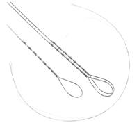 Zerodeko 5 pièces Fil de Remplacement Acier Inoxydable pour Trancheuse à Fromage Accessoire Pratique de Cuisine pour Beurre et Jambon