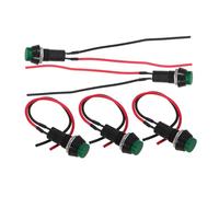 Zerodeko 5 pièces Interrupteur à Bouton Poussoir Momentané Dc Remplacement pour Applications Automobiles et Design Pratique et Étanche