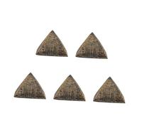 Zerodeko 5 Pièces Jouets Bac à Sable Jouets Miniatures Mini-Rugby Jouets De Bureau Figurine Pyramide Pendules Antiques Jouets pour Enfants Egypte Ancienne pour Les Enfants Résine Golden