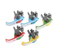 Zerodeko 5 Pièces Pied Presseur pour Machine à Coudre, Pied de Couture en Ptfe et Métal, Remplacement Rapide, Couture Précise, pour Machines à Coudre Domestiques et Ateliers