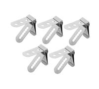 Zerodeko 5 Pièces Support Pince Thermomètre Barbecue Acier Inoxydable Alimentaire Fixation pour Lecture Précise de Température Café Thé Viande Pack