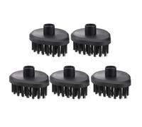 Zerodeko 5 Pièces Tête de Brosse de Rechange Noir, Plastique pour Balai | Pièce Détachable, Fabrication Précise, Nettoyage en Profondeur, Usage la Cuisine et Surfaces Diverses