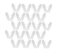 Zerodeko 50 Paires D'oreille En Silicone Boules Quies Annulation Avion Bourgeons Moulé Calme Pour Moulable Concert Bouchon D'oreille Gel De Silice Transparent