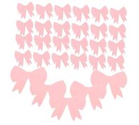 Zerodeko 50 Pièces Cartes de Place Mariage avec Nœud Rose Cartes de Nom à Écrire Main pour Organisation Rapide des Sièges Étiquettes de Table Élégantes pour Shower Fête et Réception