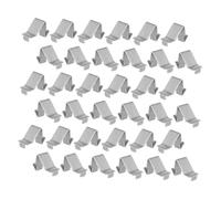 Zerodeko 50 Pièces Clips Métalliques Renforcés pour Étagères Supports Robusts pour Meubles Clips Antidérapants pour Armoires Bibliothèques et Rangement Polyvalent
