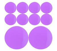 Zerodeko 50 Pièces Film Diffuseur de Lumière LED Pourpre en Pet, Facile à Installer, Transformation D'éclairage pour Studio et Théâtre, Feuilles Lumineuses Colorées 2 X2