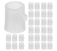 Zerodeko 50pcs Clips Câbles en Plastique pour Câbles Électriques, Protection et Sécurité des Fils, Adaptés aux Suspensions Rétro et Fils d'alimentation de Lampe