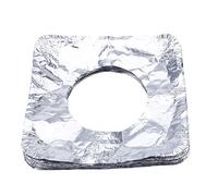 Zerodeko 50pièces Couvercles De Brûleur Aluminium Épais Pour Cuisinière à Protège-oil Nettoyage Facile Résistants Chaleur Compatibles Plupart Réchauds