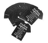 Zerodeko 50pièces Étiquettes de Nettoyage pour Vêtements Cartes de Conseils de Lavage Étiquettes-Guides de Lavage Shirts et Chemises