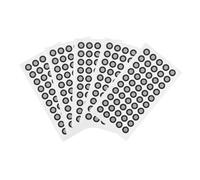 Zerodeko 5feuilles Marqueurs De Positionnement pour Scanner Points par Feuille Cibles De Positionnement Noires Épaisseur pour Optique