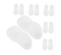 Zerodeko 6 Paires Moule De Pied De Bébé Sandale Fille Support à Chaussures pour Enfants Chaussons Moulage Première Pied De Mannequin Mignon Nursery Plastique Blanche