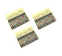 Zerodeko 6 pièces Autocollants de Touche de Guitare Stickers Échelle Musicale Anti-transpiration Transparent et Noir Accessoires pour Guitares Classiques Acoustiques et Électriques