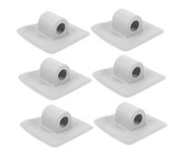 Zerodeko 6 Pièces Kayak Motor Mount Brackets Holes Stable Silent Engine Support Clips for Canoe Inflatable and Fishing Boats Easy Installation Accessories for Rafting and Water Sports